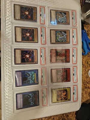 2023 YU-GI-OH! LC01 25TH ANNIVERSARY EDITION  LOT OF 10 PSA GRADED DIFFERENT GRD - Image 1 of 4