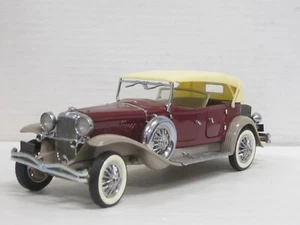 Duesenberg J Derham Tourster Cabrio (1930) in rot/braun Box Franklin Mint 1:24 - Bild 1 von 12