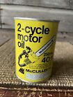Vintage Chainsaw Oil Can McCulloch Oil Can 2 Cycle Motor Oil