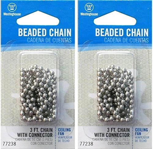 Cadena de cuentas de 3 pies Westinghouse Lighting Corp, níquel - paquete 2 Foto 1 de 1