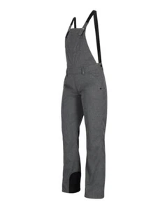 Obermeyer Women's Malta Bib Overalls Charcoal 4 - Picture 1 of 9