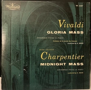 Vivaldi / Charpentier - Vocal De Paris Vinyl LP - Westminster (WL 5287, Mono) EX - Foto 1 di 3