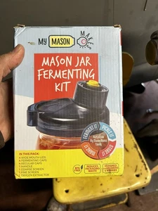 Mason Jar Fermenting Kit Pickle Vacuum Storage I Fused Cold Brew Coffee Maker - Picture 1 of 6