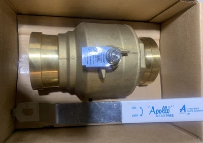 4” APOLLOXPRESS 77VLF14A01 Propress Ball Valve Copper Pipe P X P - Image 1 of 4