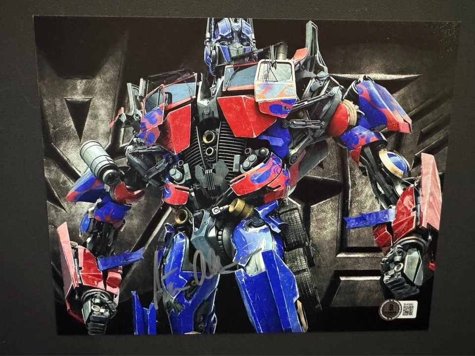 Peter Cullen 罕见!! 亲笔签名签名 Optimus Prime 8 x 10 照片 Beckett BAS 可口可乐 — 第 1/1 张图片