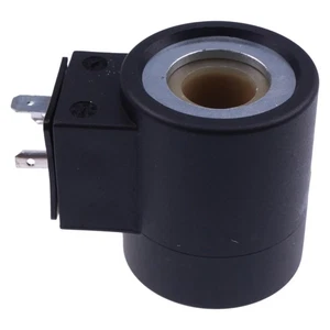 12V 5/8" Loch Magnetventil Spule 6356012 3-poliger DIN Stecker kompatibel mit w... - Bild 1 von 6