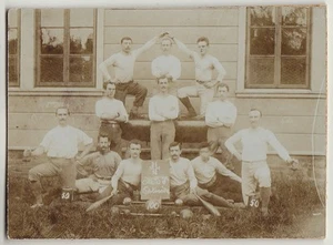 Original vintage 1910s male weight lifters from Osterode, Germany, group image - Picture 1 of 2