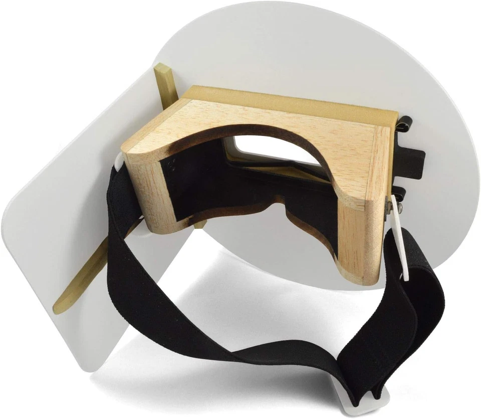 Шлем с капюшоном для сварки блинов с ремнем - для правой руки - белый - Изображение 1 из 1