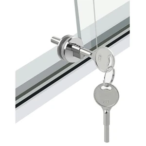 Glass Lock Sliding Glass Door Lock with Key Display case Locks Suitable for C... - Picture 1 of 9