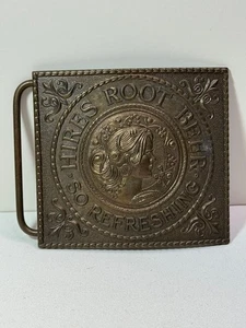 FIBBIA CINTURA VINTAGE OTTONE NOLEGGI RADICE BIRRA ANNI 70 TIFFANY & CO FANTASY LONDRA - Foto 1 di 6