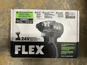 BRAND NEW Flexvolt 24V Brushless 1/4" Hex Compact Impact Driver Kit #FX1331-1A - Picture 1 of 5