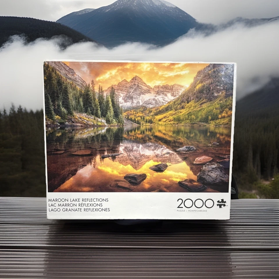 Rompecabezas Buffalo Games - Granate Lake Reflection - 2000 piezas Foto 1 de 4