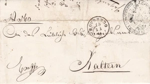Carta AUSTRIA 1860 de ROVEREDO a Kaltern - Imagen 1 de 2