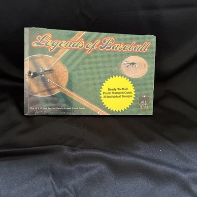 Legends of Baseball Set of 20 Postal Card Booklet UX356a (UX337-UX356) - Image 1 of 2