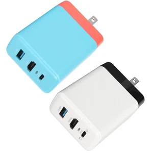 Portable Dock Charger Adapter 3 In 1 Fast Charging HD Multimedia Interface P NEW - Afbeelding 1 van 18