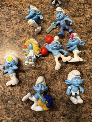 Lot of 20 McDonald's Happy Meal THE SMURFS figures  - image 1 of 4