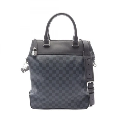 Bolso de Hombro LOUIS VUITTON Greenwich N41351 Damier Lona Cobalto Cuero Foto 1 de 4