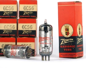 ONE 6CS6/EH90 ZENITH DE LOTE ANTIGUO Tubo Tubo Lámpara TSF Válvula Válvula Válvula - Imagen 1 de 2