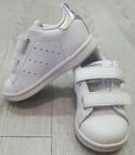 Adidas Stan Smith white toddler baby trainers leather UK 4 K