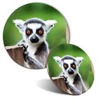 Mausmatte & Untersetzer Set - Lemur Wildtier Nature Wildlife #45537