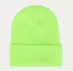 Florescent Yellow Beanie - Picture 1 of 1