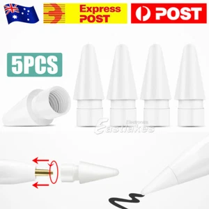5Pcs Replacement Tips For Apple Pencil Tip 1St 2Nd PRO Generation Extra Nibs Nib - Picture 1 of 9