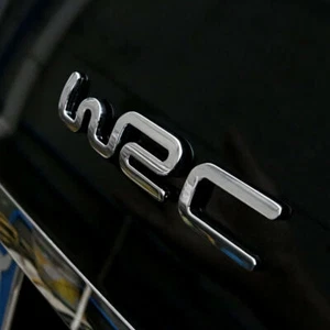 1 pieza Cromado WRC Campeón del Mundo de Rallyes Coche Carro Tapa del maletero Pegatina Emblema Insignia - Imagen 1 de 12