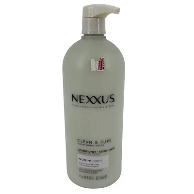 Nexxus Clean Pure Nourishing Detox Conditioner 33.8 fl oz Pump Bottle Hair NEW - Image 1 of 4