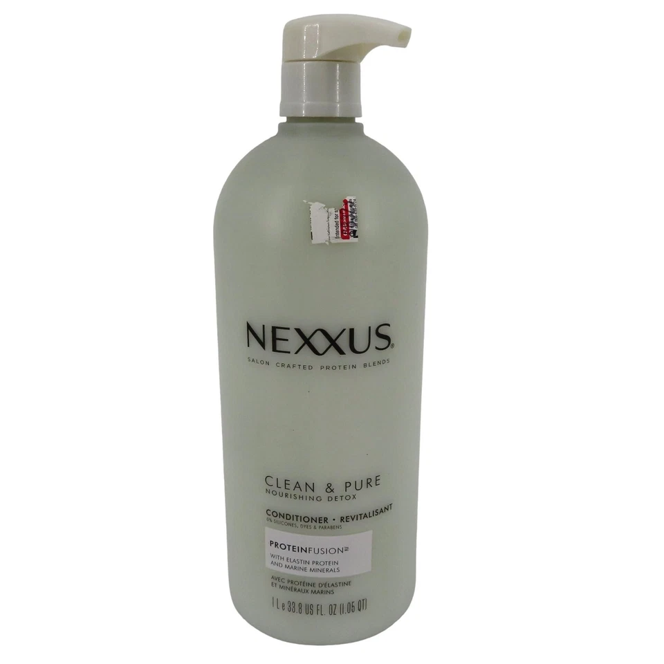 Nexxus Clean Pure Nourishing Detox Conditioner 33.8 fl oz Pump Bottle Hair NEW - Image 1 of 4