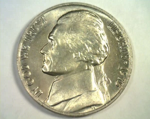 1975 JEFFERSON NICKEL GEM UNCIRCULATED 5 STEPS GEM UNC. 5FS NICE ORIGINAL COIN - Picture 1 of 3