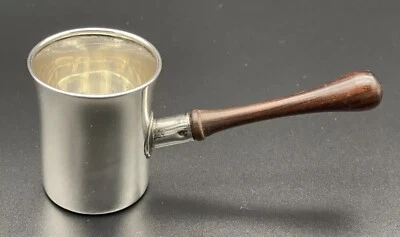 Inusual Lunt Plata Esterlina Mango Jigger/Medida de Disparo Barware Mediados de Siglo Foto 1 de 4