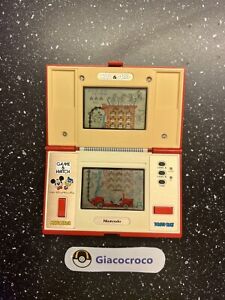 Console Game & Watch Mickey Donald DM-53 1982 Avec Cache Pile Multi Screen
