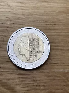 2 EURO € Münze NL 2002 Niederlande Königin Beatrix Koningin der Nederlanden - Bild 1 von 4