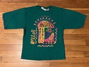 VINTAGE Gitano Rollerblade Shirt Youth Girl’s Medium Green 90s - Picture 1 of 11