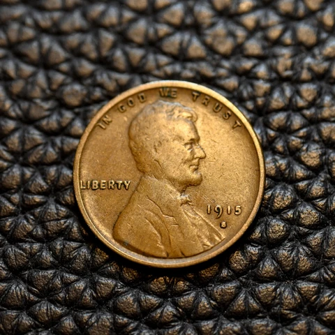 1915-S Lincoln Cent ~ VERY GOOD (VG) Cndtn ~ $20 ORDERS SHIP FREE! Cover