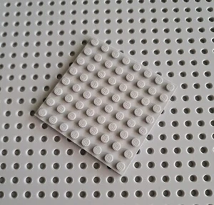 LEGO Platte Bauplatte Basisplatte 1 stk 8x8 neu hellgrau gray Plate 41539 R2 - Bild 1 von 1