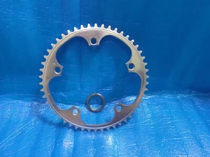 Sugino 75 50T 1/8" Chainring NJS + Sugino GIGAS Stepped Lockring Free Shipping - Picture 1 of 8