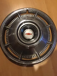 Vintage Chevy Chevrolet Hub Cap,1966 Chevrolet Biscayne, Bel Air, Impala Hubcap - Picture 1 of 7