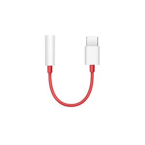 Genuine OnePlus Type-C to 3.5mm Cable Adapter (Red) - Picture 1 of 3