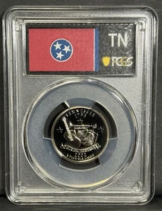 2002S Tennessee State Quarter PR70DCAM PCGS Gem Proof Washington 25C Clad Coin - Picture 1 of 2
