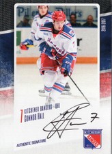 2016/17 Kitchener Rangers Autographs - CONNOR HALL