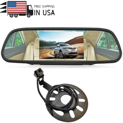 Reversing Backup Camera For Jeep Wrangler MNFrom 2007 - 2018+ 5'' Mirror Monitor - Image 1 of 4