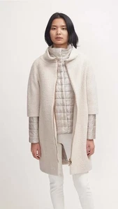 NWT Herno Chantilly Eco-Wool & Nylon Ultralight Coat IT Size 48 - Picture 1 of 19