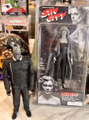 Figura de acción WENDY Sin City NECA serie 2 blanco y negro nueva en caja y suelta MARV ver fotos📺🗽 Foto 1 de 4