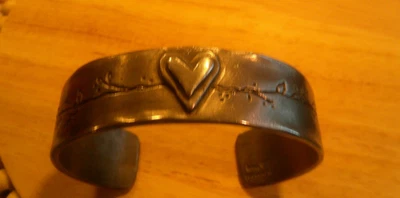 LISA LEONARD | “Let Love Grow” Pewter Cuff Bracelet   - Image 1 of 4