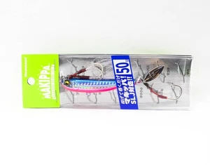 Megabass Metal Jig Makippa 50 grams Sinking Lure Blue Pink (0045) - Picture 1 of 6