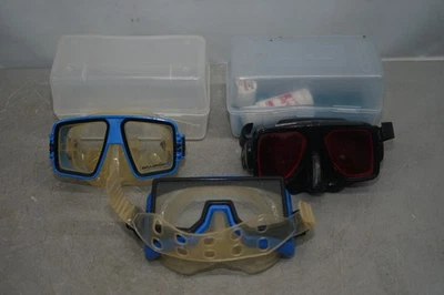 ^ Lote 3x Vintage EE. UU. Gafas de vidrio templado/SeaVison DIVERS #X5469 Foto 1 de 4