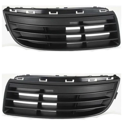 For 05-10 VW Jetta (w/o Fog Light) Front Fog Lamp Cover Grille Assembly SET PAIR - Image 1 of 4