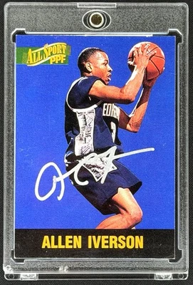 Allen Iverson 1996 Score Board All Sport PPF Stamped Autographed Auto RC CO - Image 1 of 3