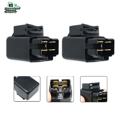 For Suzuki GSXR1000 GSXR1100 GS500 GS450L 2PK Fuel Pump Fan Off Relay Compatible - Image 1 of 4